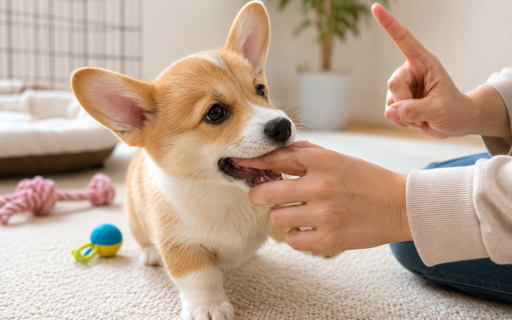 犬の甘噛み・噛み癖の直し方｜子犬が噛む原因としつけのコツ